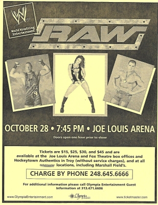 "WWE Raw" Flyer
