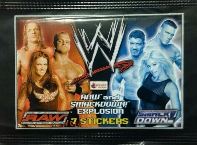 "WWE Raw and Smackdown "Explosion" Sticker Pack

