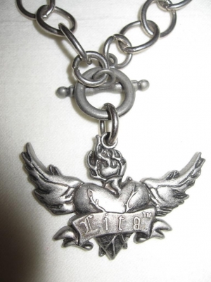 "WWE Lita" Heart Pendant
