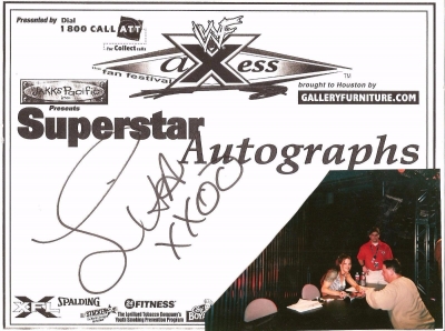Autographed Promo Sheet
