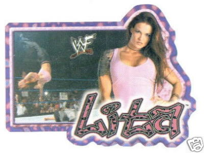 "WWF Lita" Vending Machine Sticker
